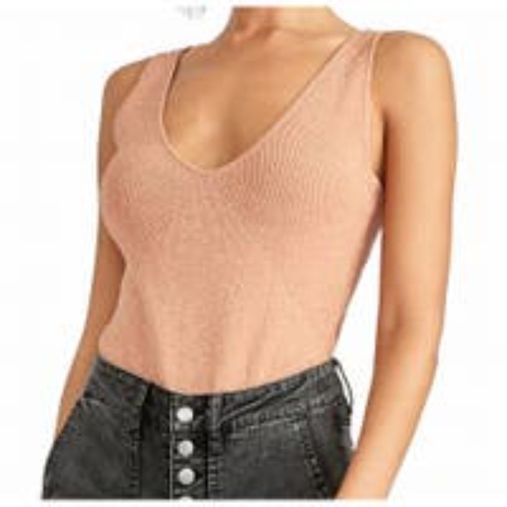 Rachel Roy pink sweater tank